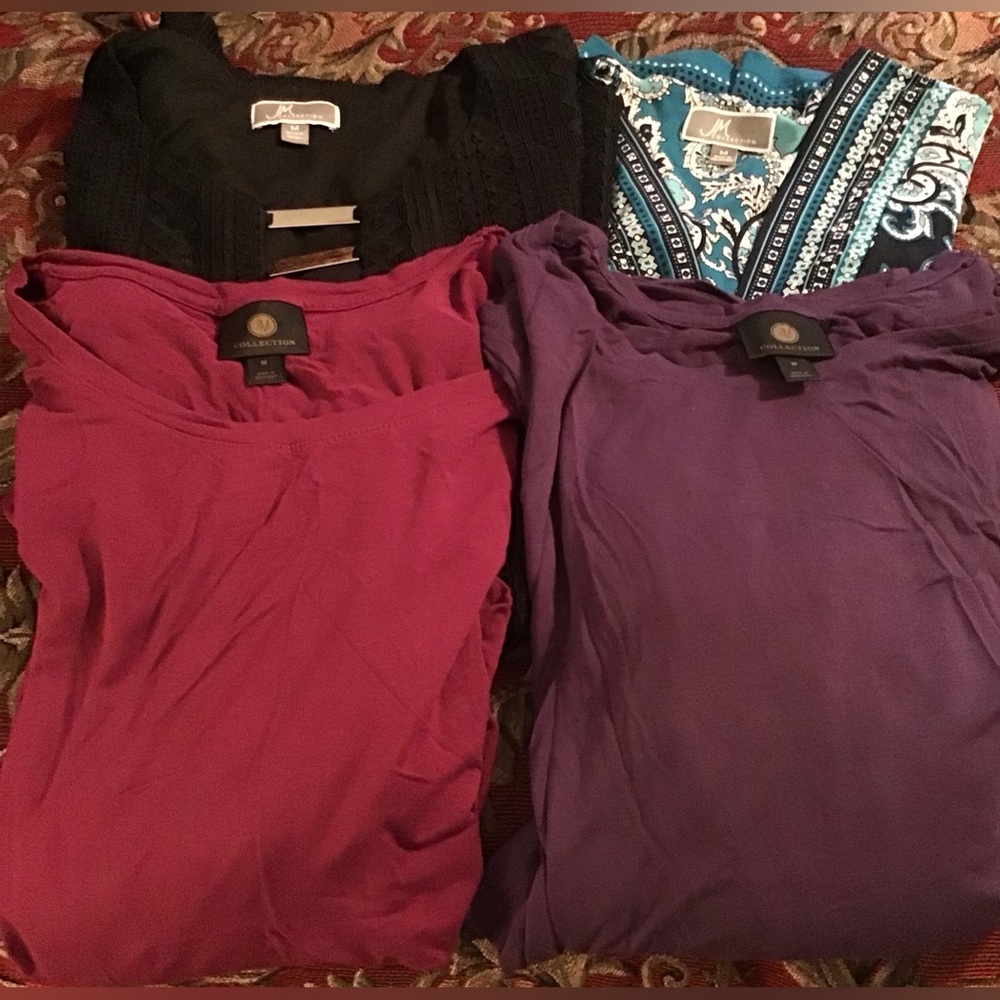 4 Women’s Medium JM Collection Tops from Macy’s